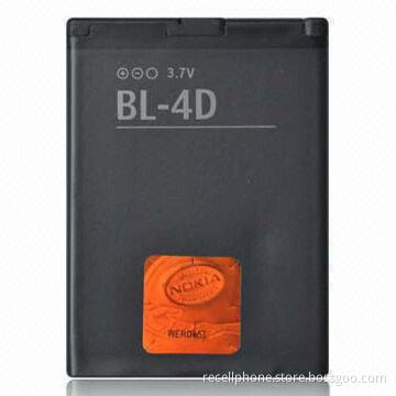 Mobile Phone Battery, BL-4D, Compatible with Nokia 702, 808, E5, E7, T7 and N97